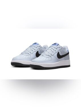 Nike Air Force 1 Low White Black Blue Sneakers Youth 4Y / Women’s 6